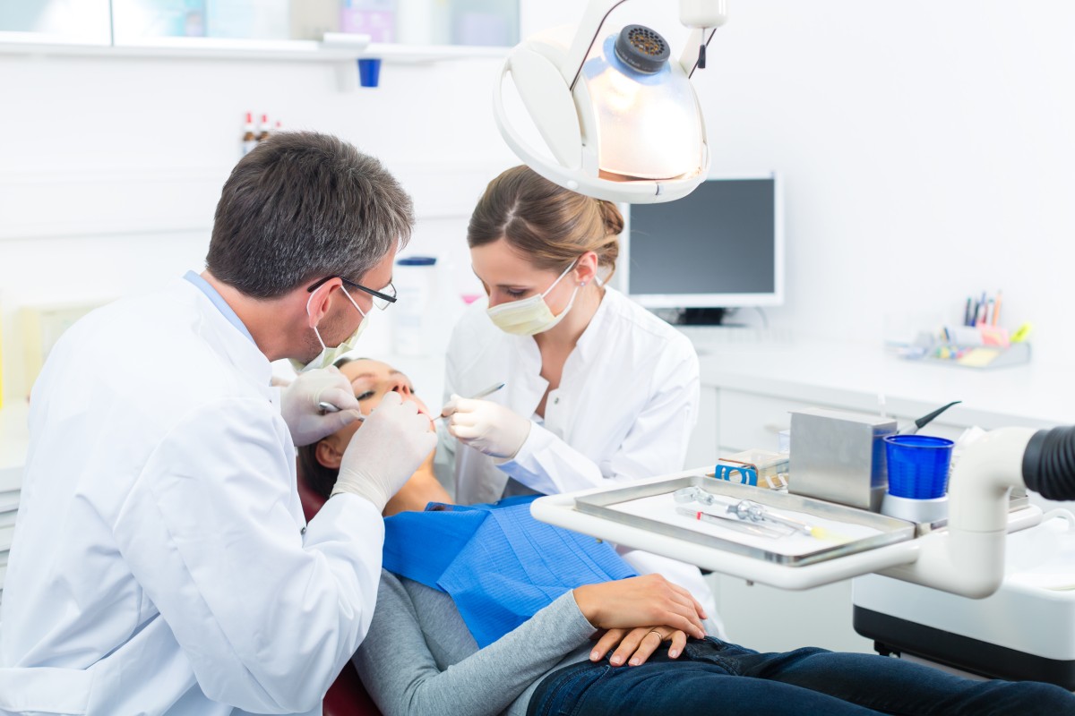 dental practice focuses on patient 56161572